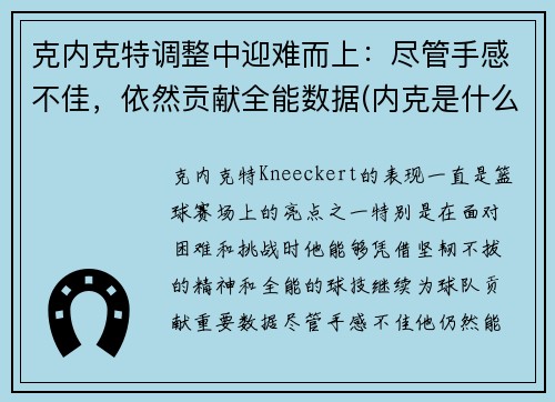 克内克特调整中迎难而上：尽管手感不佳，依然贡献全能数据(内克是什么)